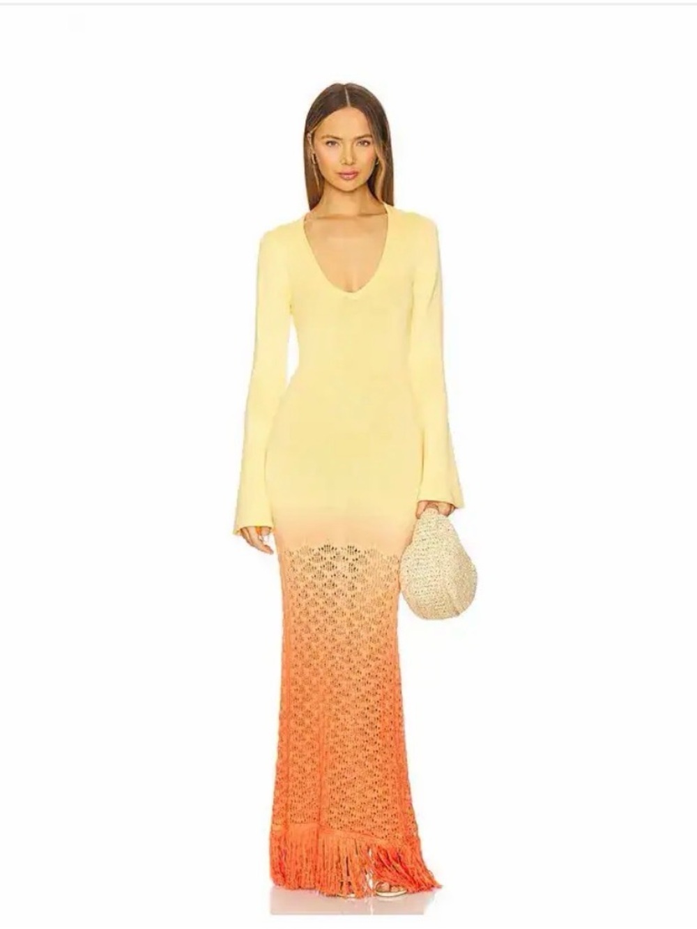The Wolf Gang Zinna Sleeved Mazi Dress